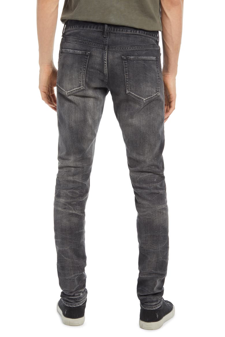 The Cast 2 Distressed Slim Fit Jeans, Alternate, color, BLACK COBALT