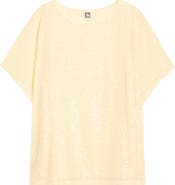 Anne Klein Sequin Dolman T-Shirt
