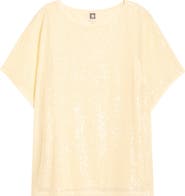 Anne Klein Sequin Dolman T-Shirt