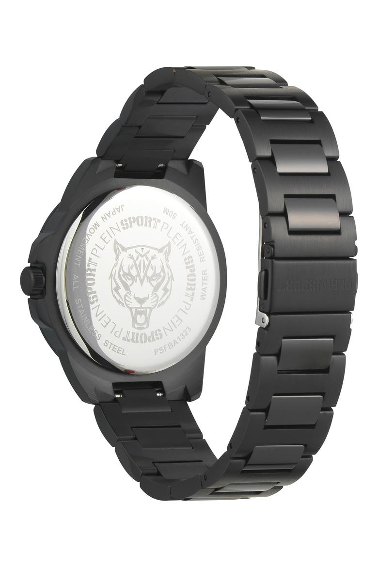 Touchdown Bracelet Watch, 44mm, Alternate, color, BLACK