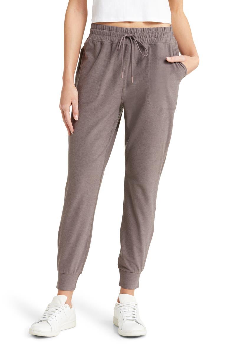 Commuter Space Dye Midi Joggers, Main, color, WOODLAND HEATHER