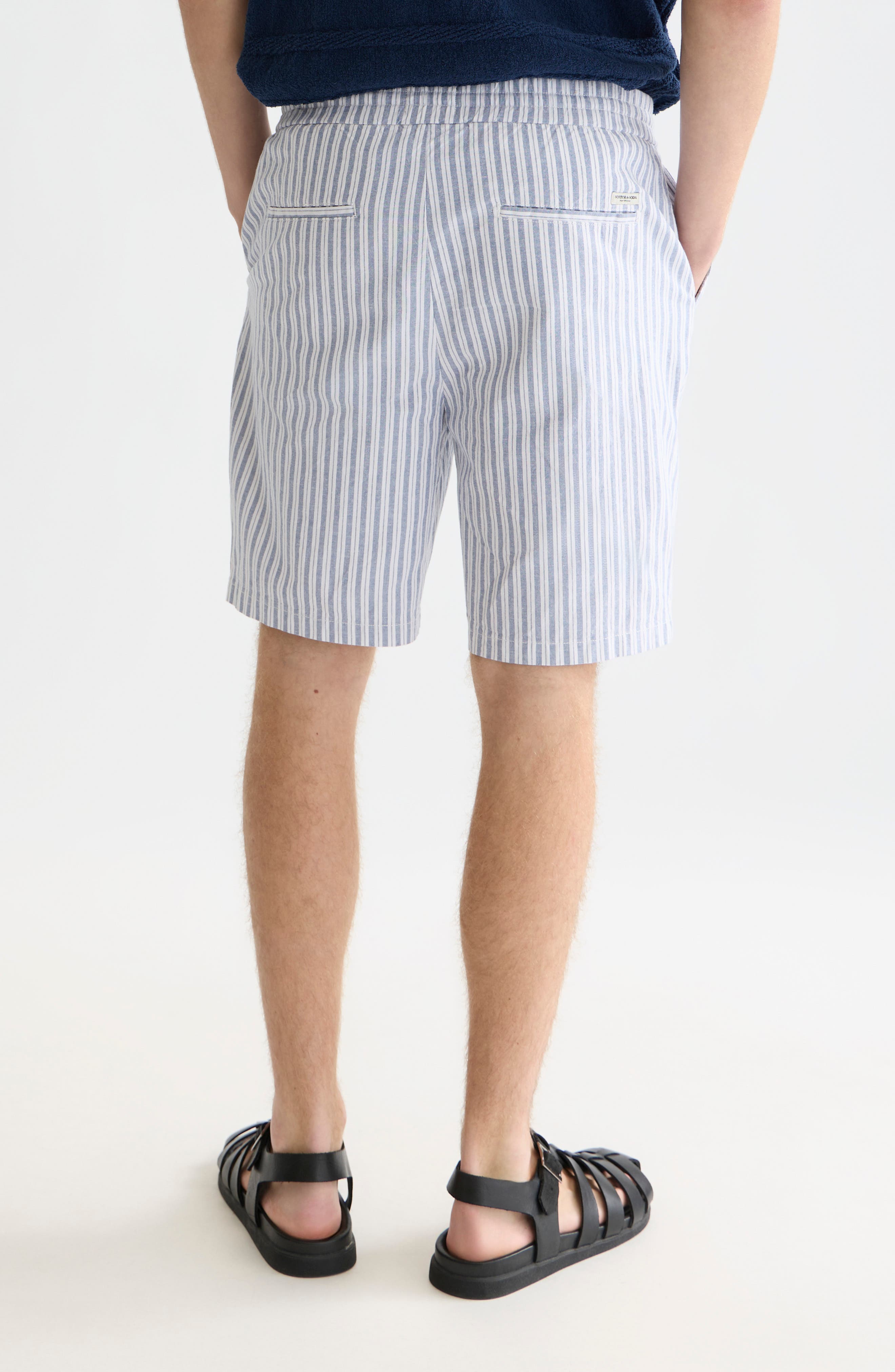 Stretch Cotton & Linen Bermuda Shorts - image 2