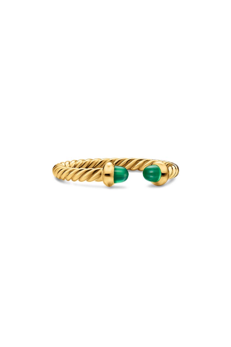 Micro Cablespira® Flex Ring, Alternate, color, EMERALD