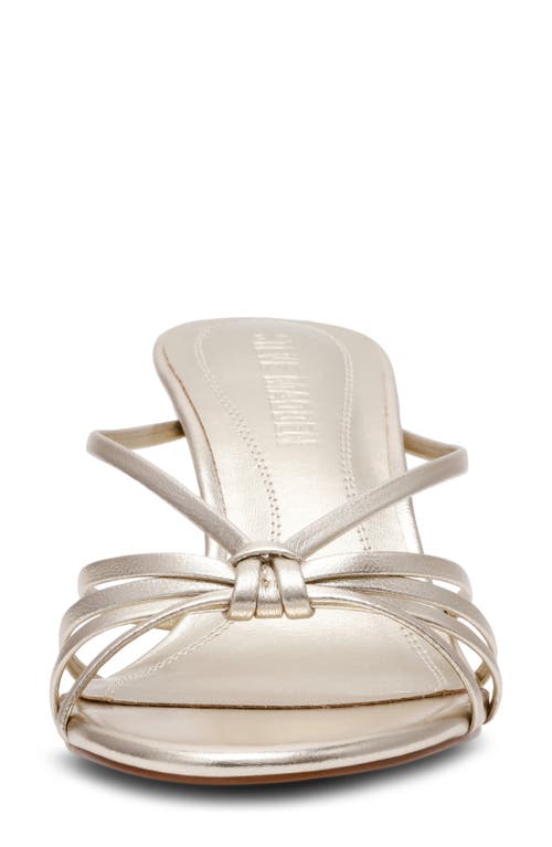 Steve Madden Edna Slide Sandal In Silver