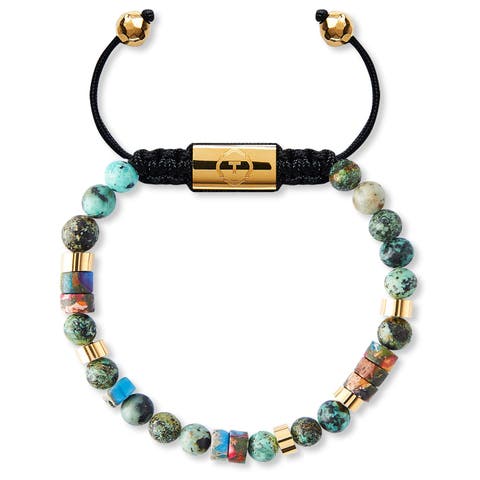 African Turquoise with Heishi Beads