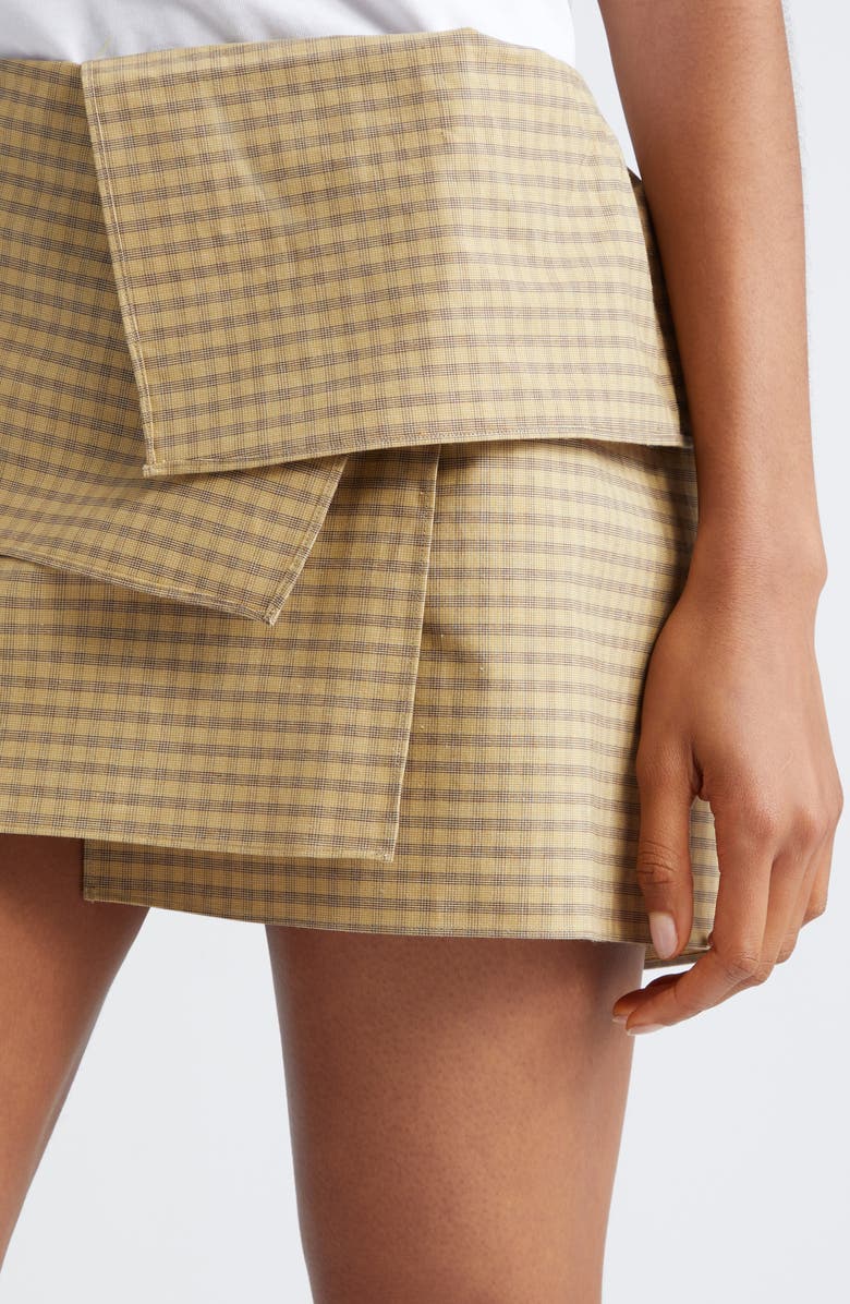 SC103 Napkin Cotton Broadcloth Miniskirt, Alternate, color, 