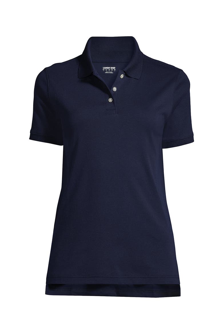 School Uniform  Short Sleeve Interlock Polo Shirt, Alternate, color, Classic Navy
