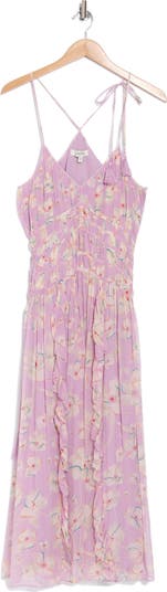 Lyall Shirred Silk Gown