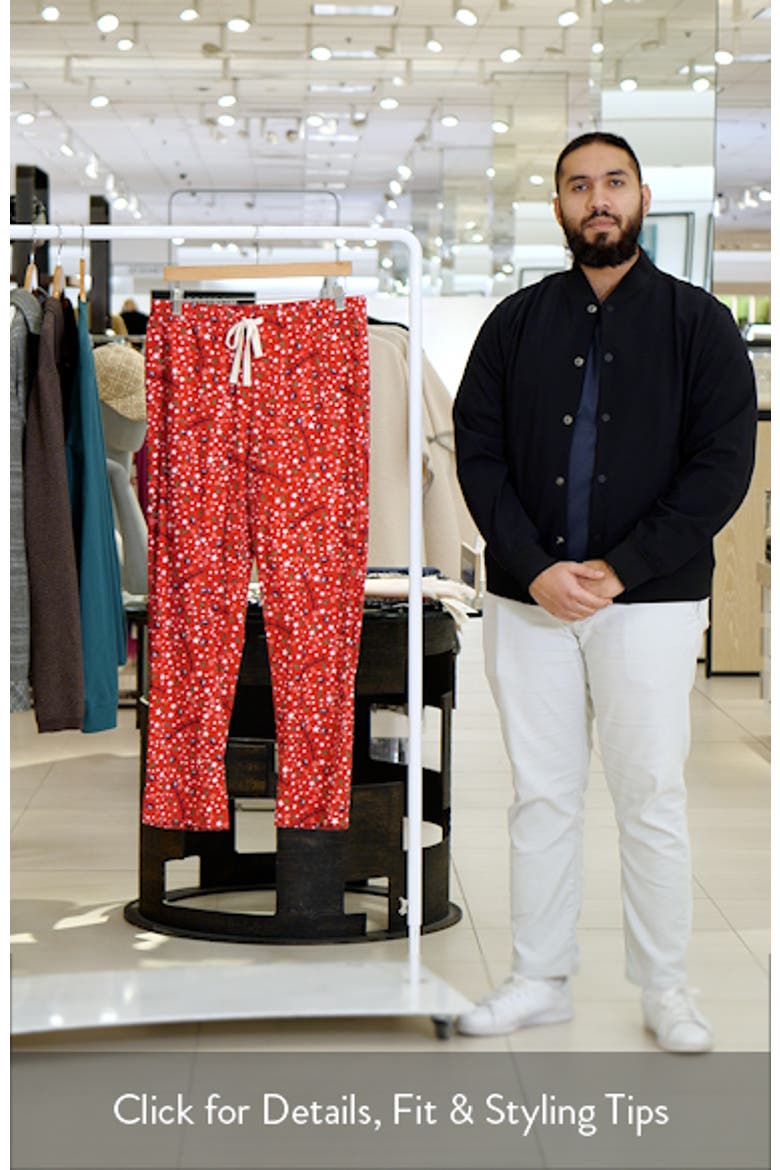 Holiday Print Flannel Lounge Pants video