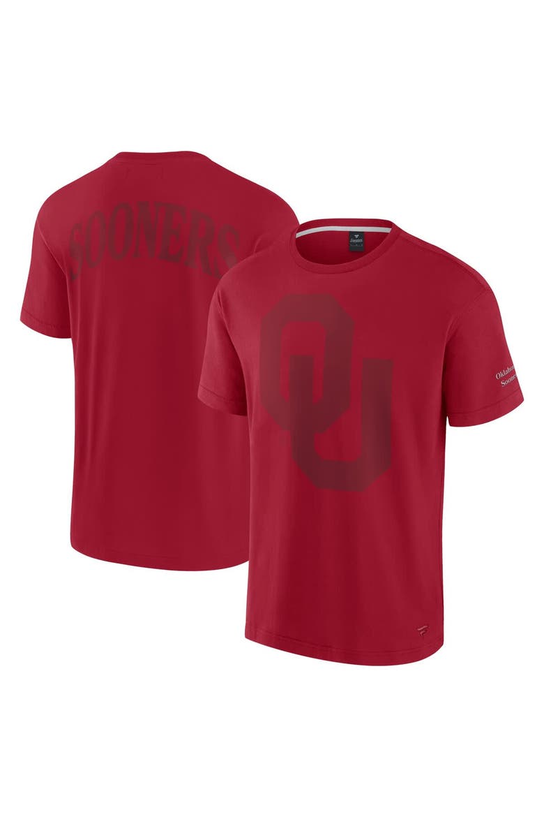 Men's Fanatics Crimson Oklahoma Sooners Iconic T-Shirt, Main, color, Crimson