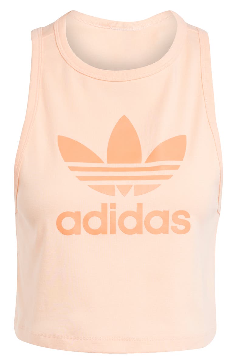 adidas Originals Trefoil Graphic Crop Tank, Alternate, color, 