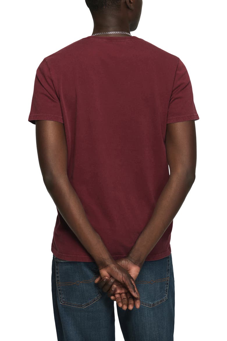 Coffin Skeleton Graphic T-Shirt, Alternate, color, ZINFANDEL
