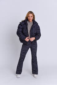 OOSC Chic Puffer Jacket Black Tiger