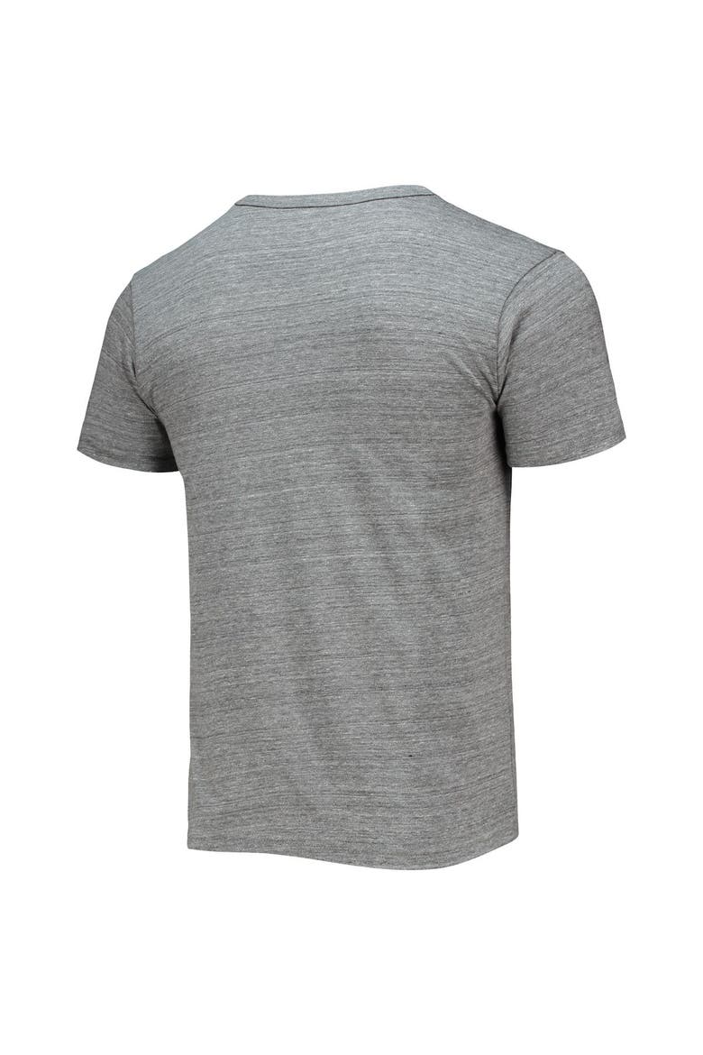 Men's League Collegiate Wear Heathered Gray Alabama Crimson Tide Football Focus Victory Falls Tri-Blend T-Shirt, Alternate, color, Heather Gray