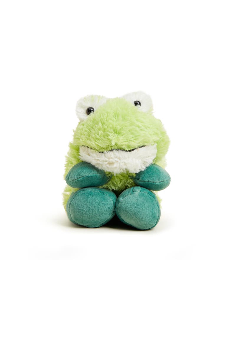 Frog Plush Neck Wrap, Alternate, color, Bright Green