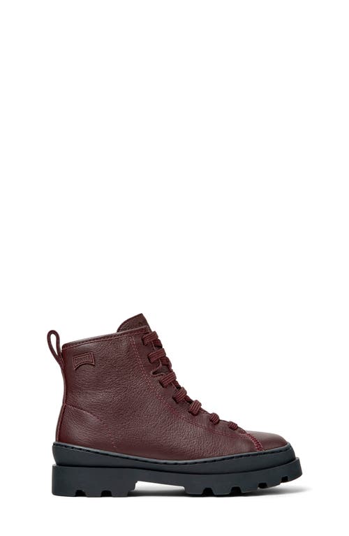 Camper Brutus High Top Sneaker In Burgundy