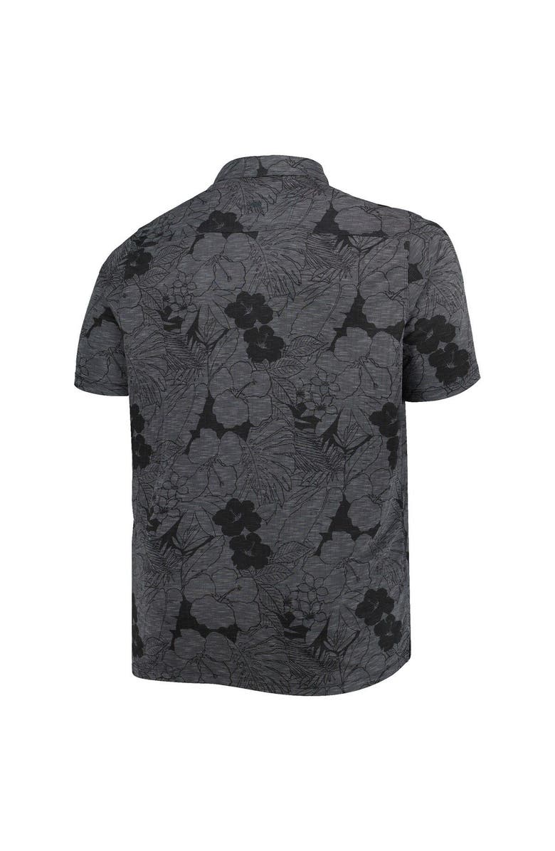 Tommy Bahama Men's Tommy Bahama Black Chicago White Sox Big & Tall Miramar Blooms Polo, Alternate, color, Black