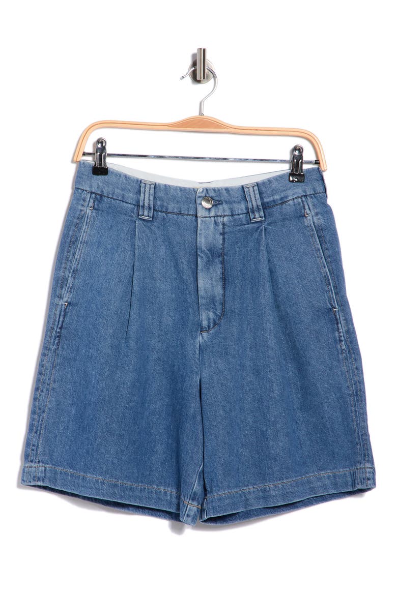 Hepburn High Waist Denim Shorts, Alternate, color, GREAT FALLS