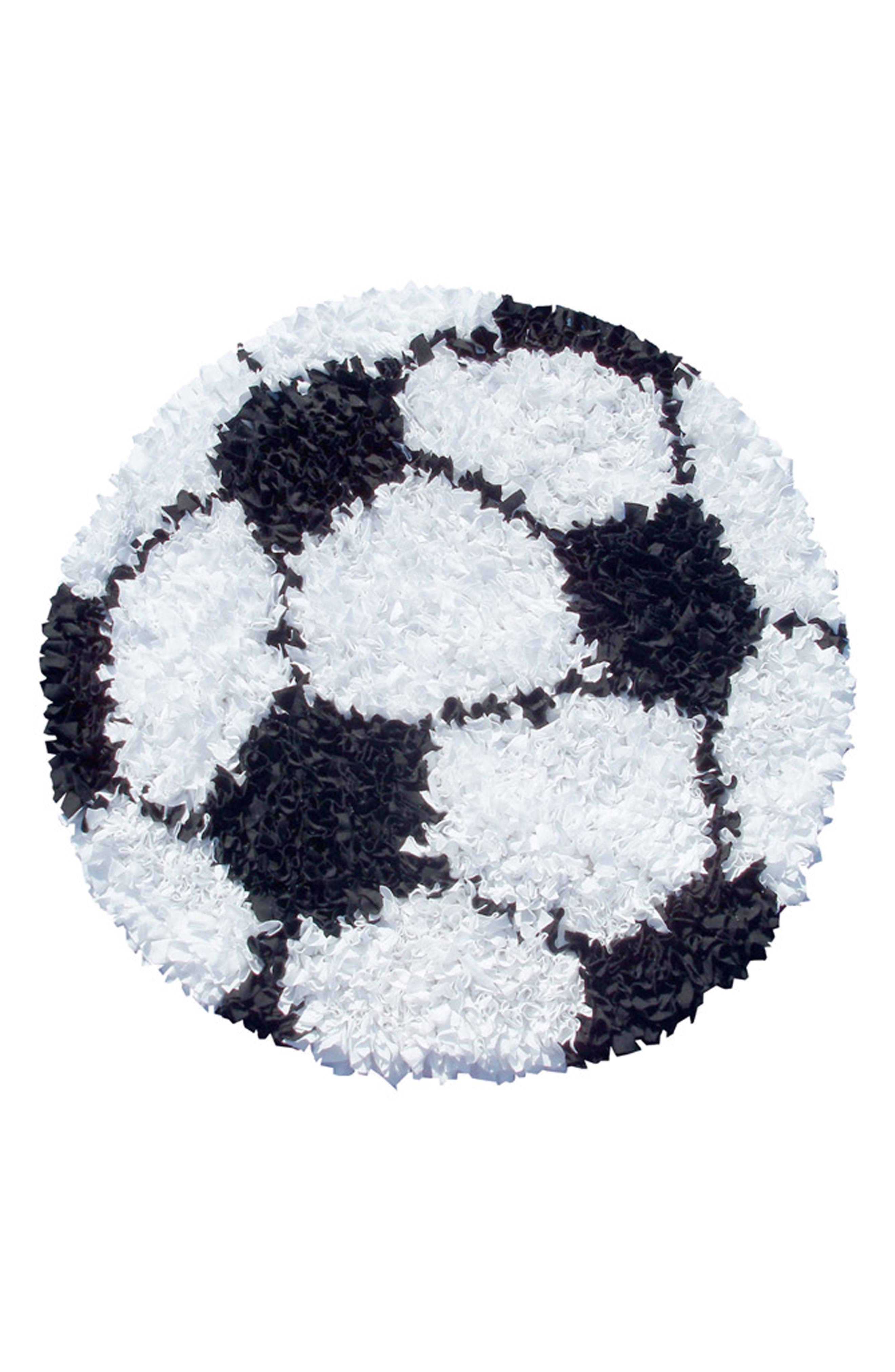 R16 HOME Shaggy Raggy Soccer Rug