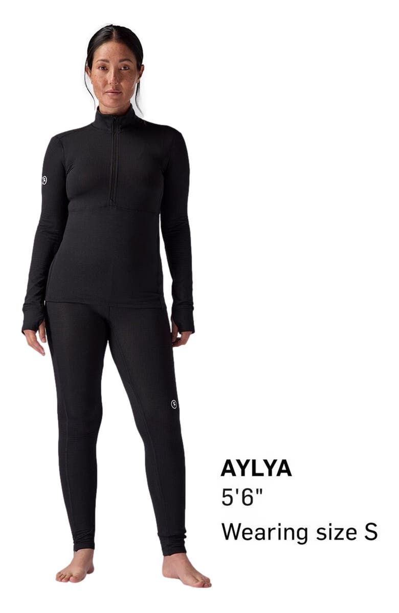 Backcountry Pines Micrrid Ultra-Lt Baselayer 1/4-Zip Top - Women
s, Alternate, color, Black
