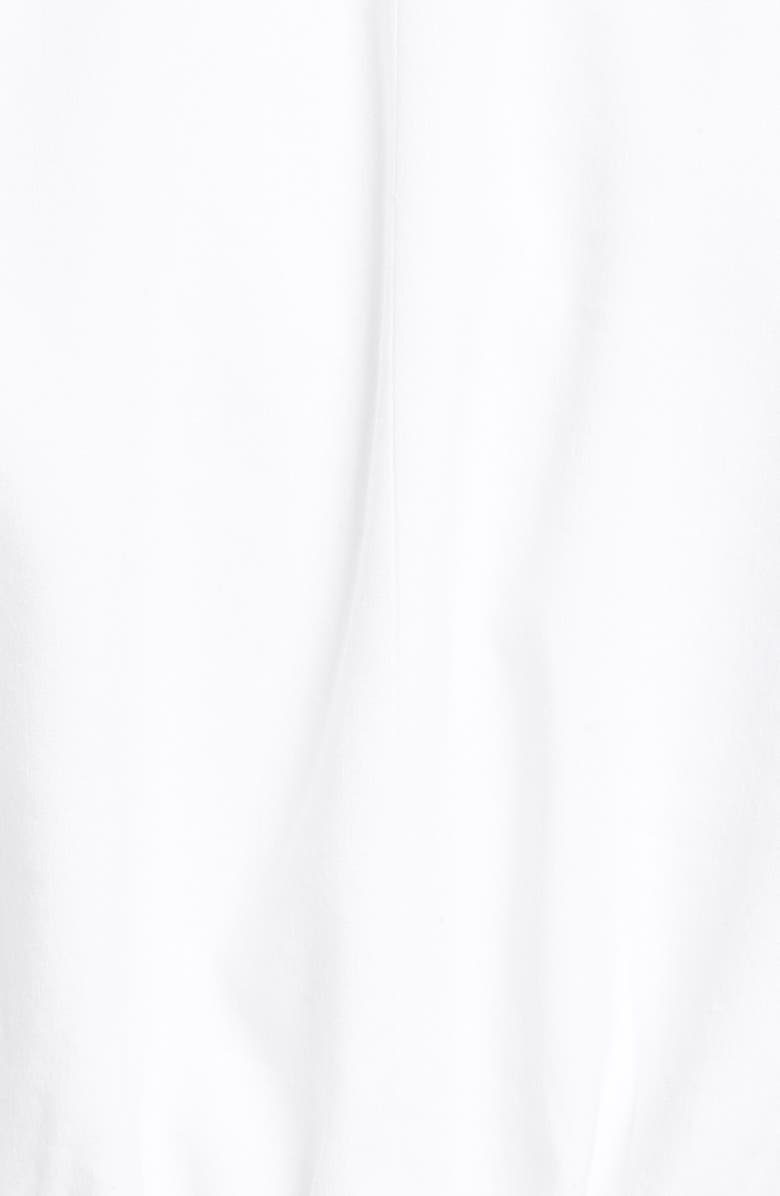 Alice + Olivia Jonelle Peplum Linen Blend Blazer, Alternate, color, 