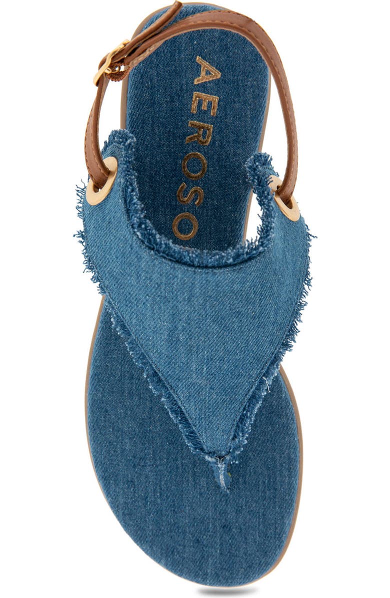 Aerosoles Conclusion Slingback Sandal, Alternate, color, Medium Blue Denim
