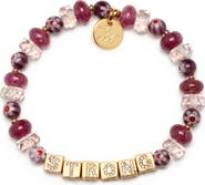 Little Words Project Strong Cubic Zirconia Stretch Bracelet