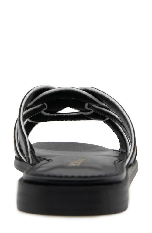 Bcbgeneration Meltem Slide Sandal In Black/platino