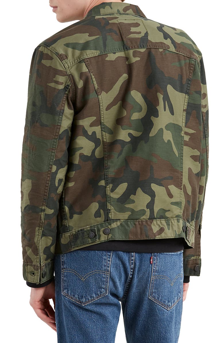Levi's<sup>®</sup> The Trucker Camo Jacket, Alternate, color,