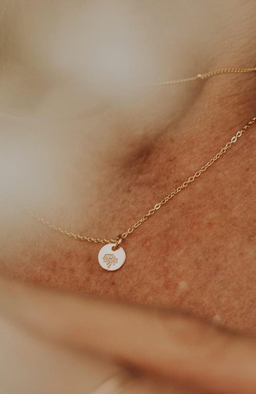 Made By Mary April Birth Flower Necklace