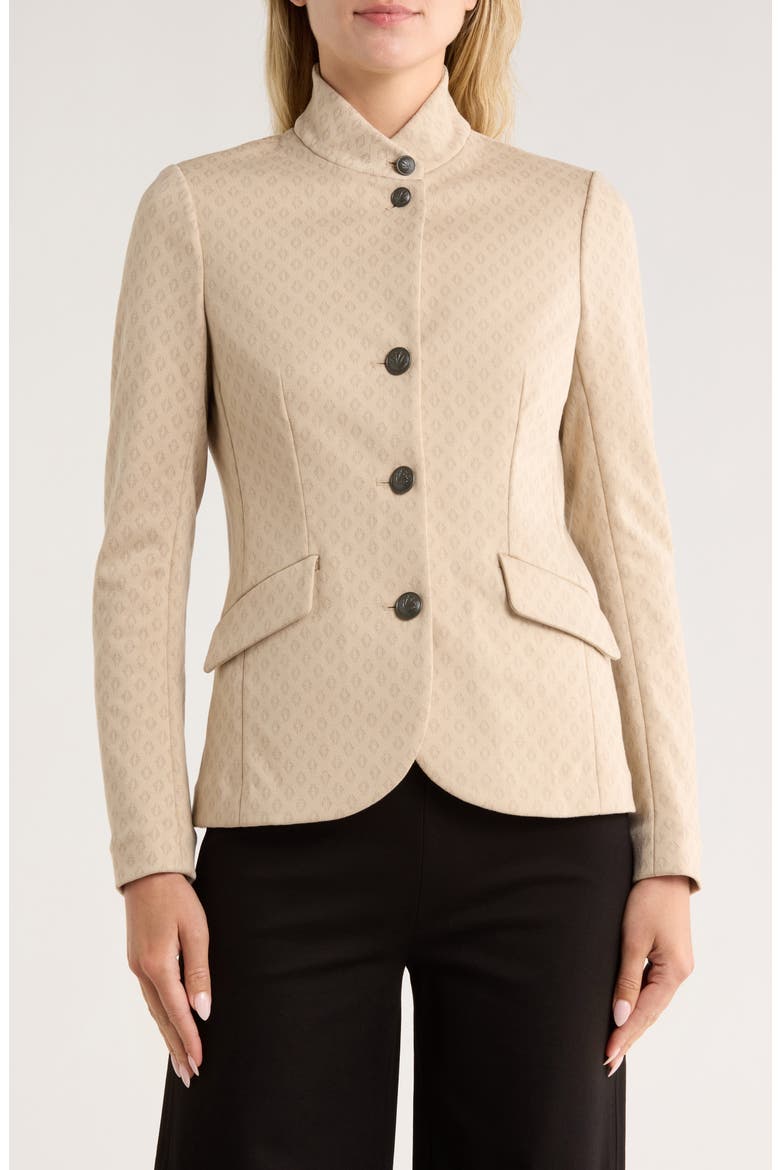 Sadie Jacquard Blazer, Main, color, BEIGE