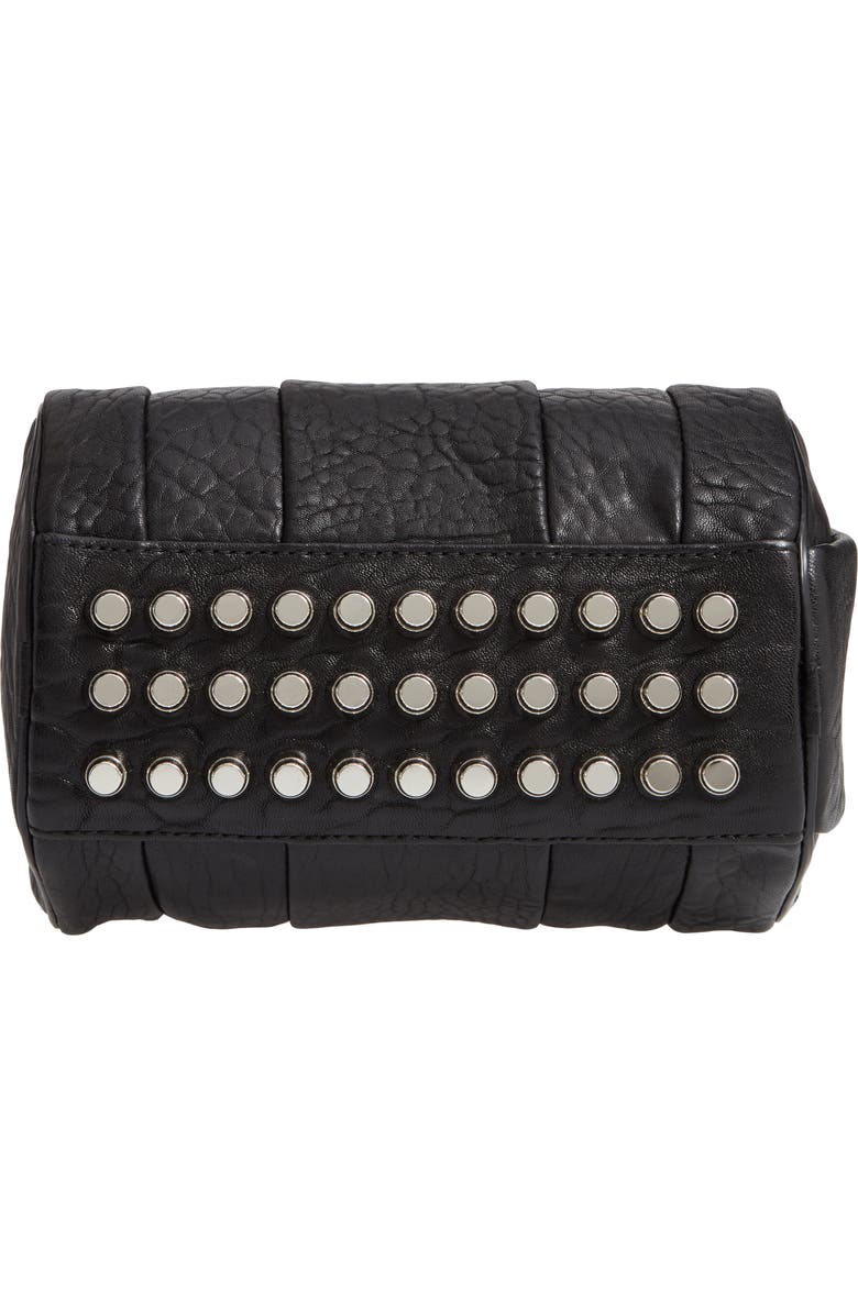 Alexander Wang Mini Rockie - Nickel Lambskin Leather Satchel, Alternate, color,