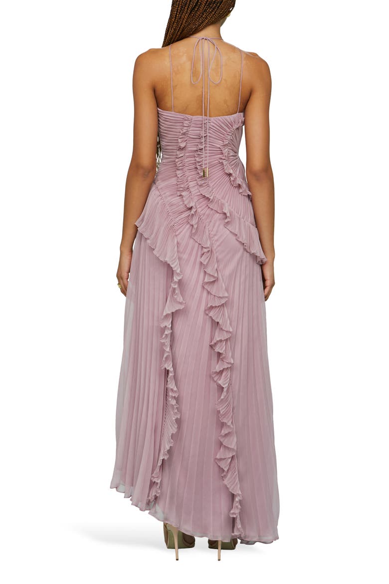 Lorelie halter gown, Alternate, color, Water Hyacinth
