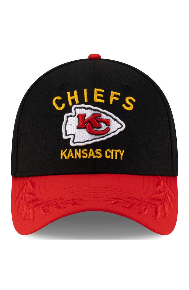New Era Men's New Era Black/Red Kansas City Chiefs 2025 NFL Draft 39THIRTY Flex Hat, Alternate, color, Black
