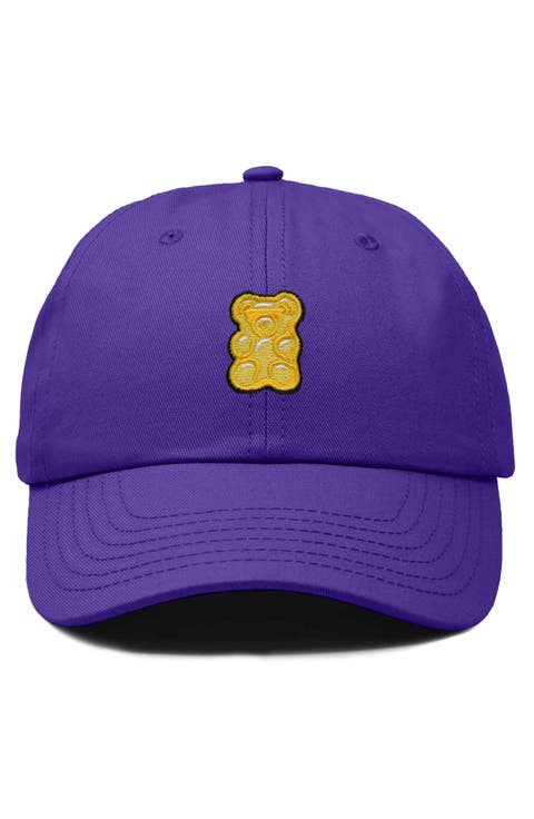Yellow Gummy Embroidered Dad Cap