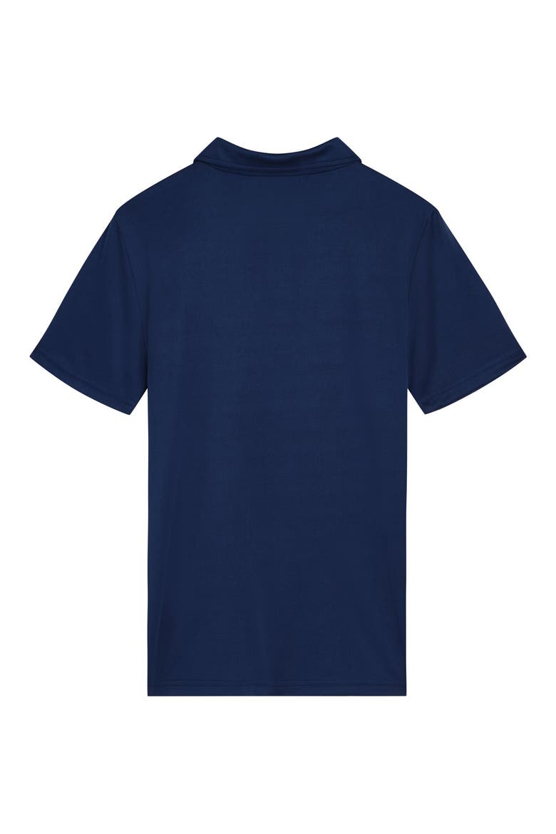 Kids' House of Graphics Performance Polo, Alternate, color, BLUE/ BLACK