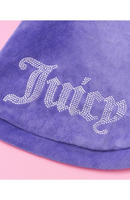 Juicy Couture Velour Dog Tracksuit In Royal Purple