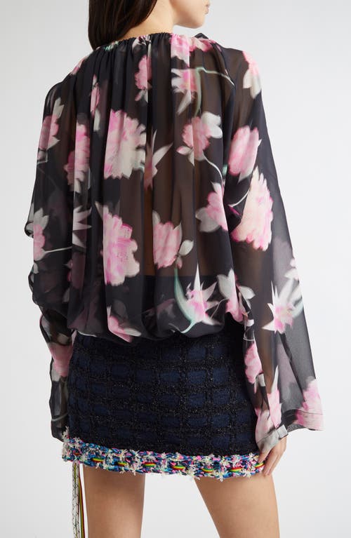 JULIE KEGELS JULIE KEGELS TASH FLORAL SILK OFF THE SHOULDER TOP