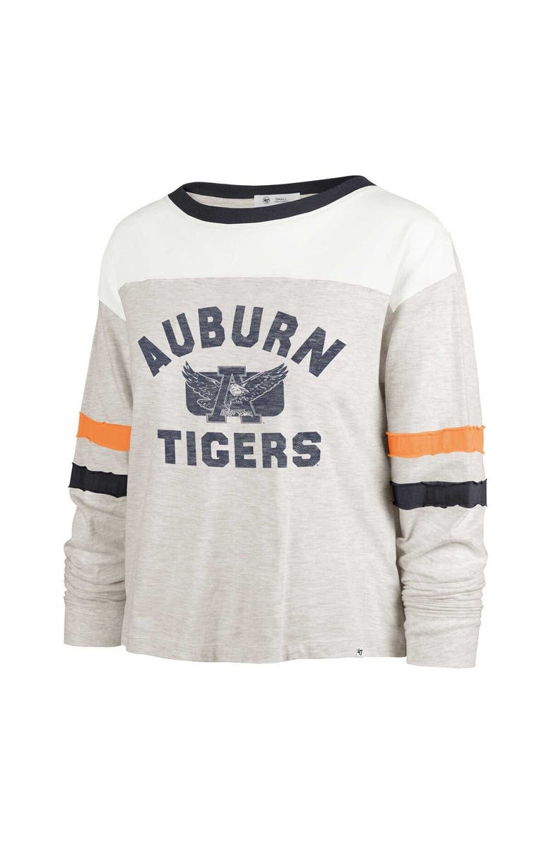 '47 Women's '47 Oatmeal Auburn Tigers Vault All Class Lena Long Sleeve T-Shirt, Alternate, color, Oatmeal