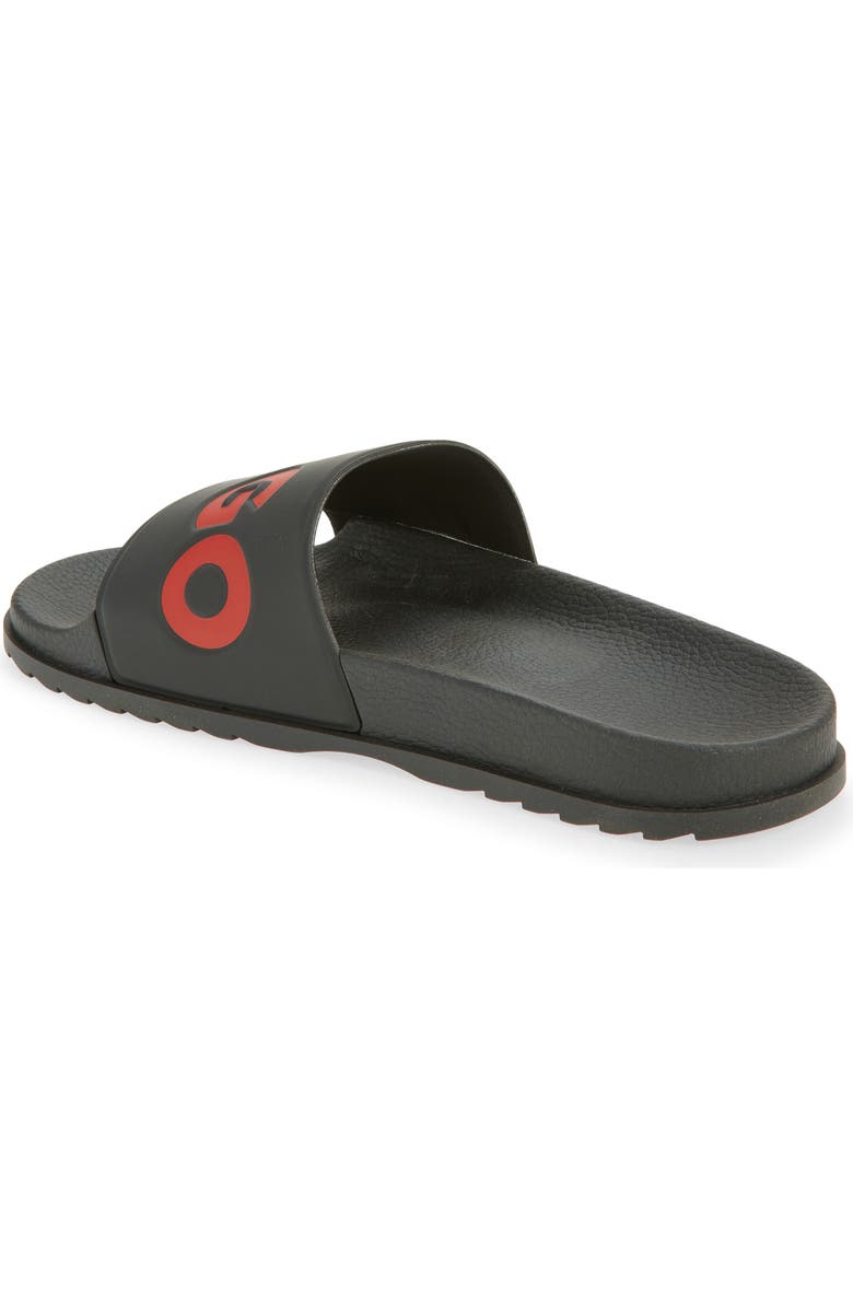 BOSS Logo Slide Sandal, Alternate, color, Black