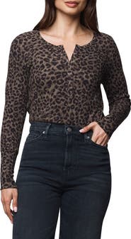 Splendid Forever Leopard Henley