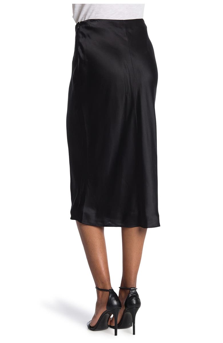 L'AGENCE Perin Bias Cut Silk Satin Midi Skirt, Alternate, color, 