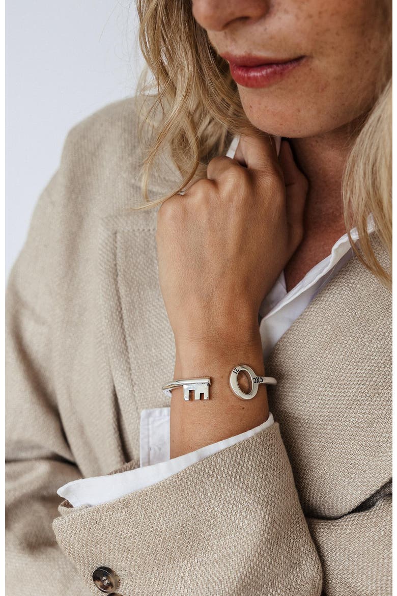 Key Bracelet, Alternate, color, Silver