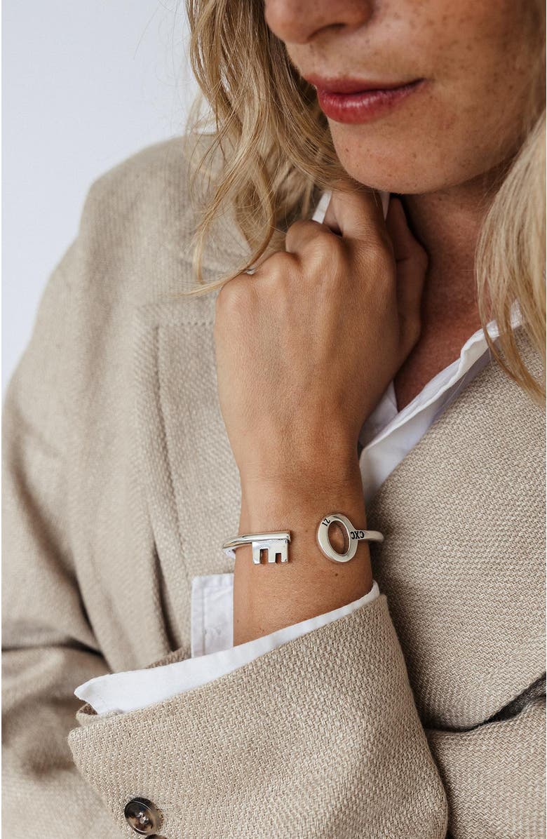 CXC Key Bracelet, Alternate, color, Silver