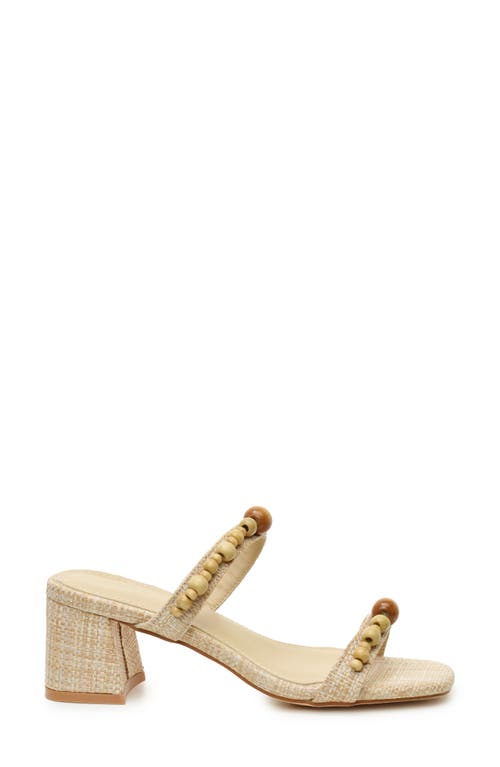 NICOLE MILLER NICOLE MILLER WOODEN BEAD SLIDE SANDAL