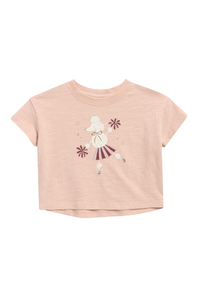 Kids' Poodle Boxy Graphic Tee, Main, color, POODLE
