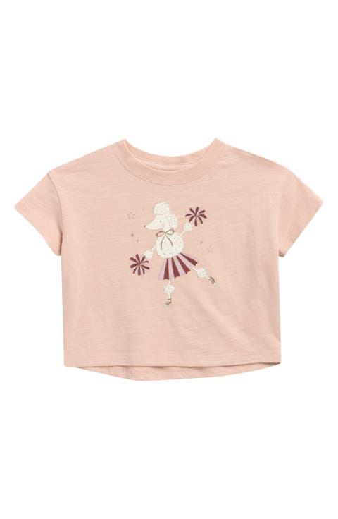 Kids' Poodle Boxy Graphic Tee