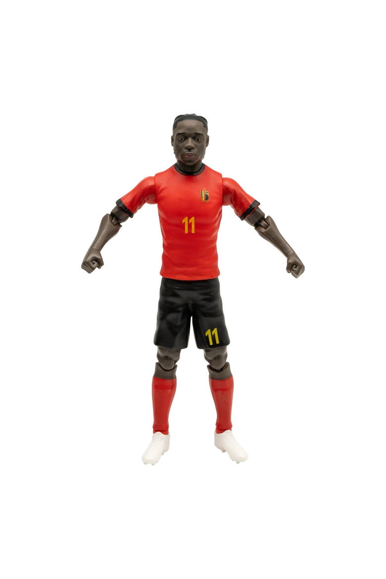 Sockers Belgium National Jérémy Doku 8" Soccer Action Figure, Alternate, color, Red