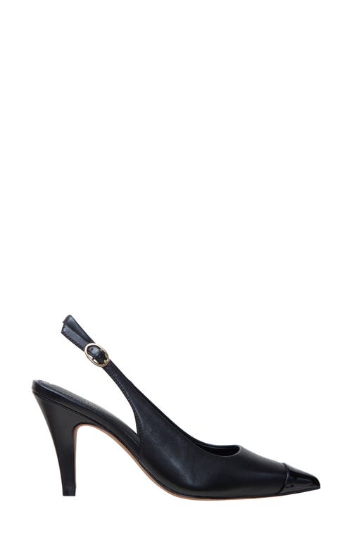 Linea Paolo Niyka Pointed Toe Slingback Pump In Black