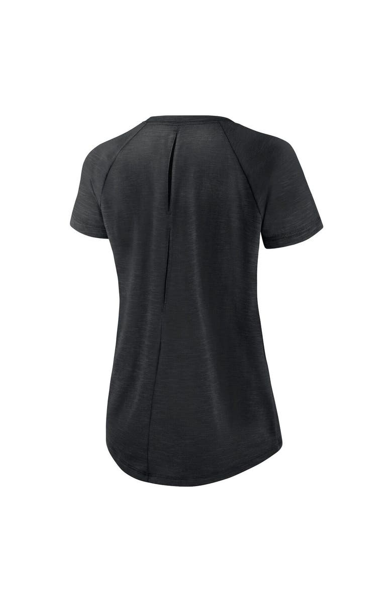 Nike Women's Nike White/Heather Scarlet Las Vegas Raiders Back Slit Lightweight Fashion T-Shirt, Alternate, color, 